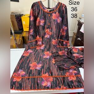 Beautiful silk tailor stitch 2piece suit